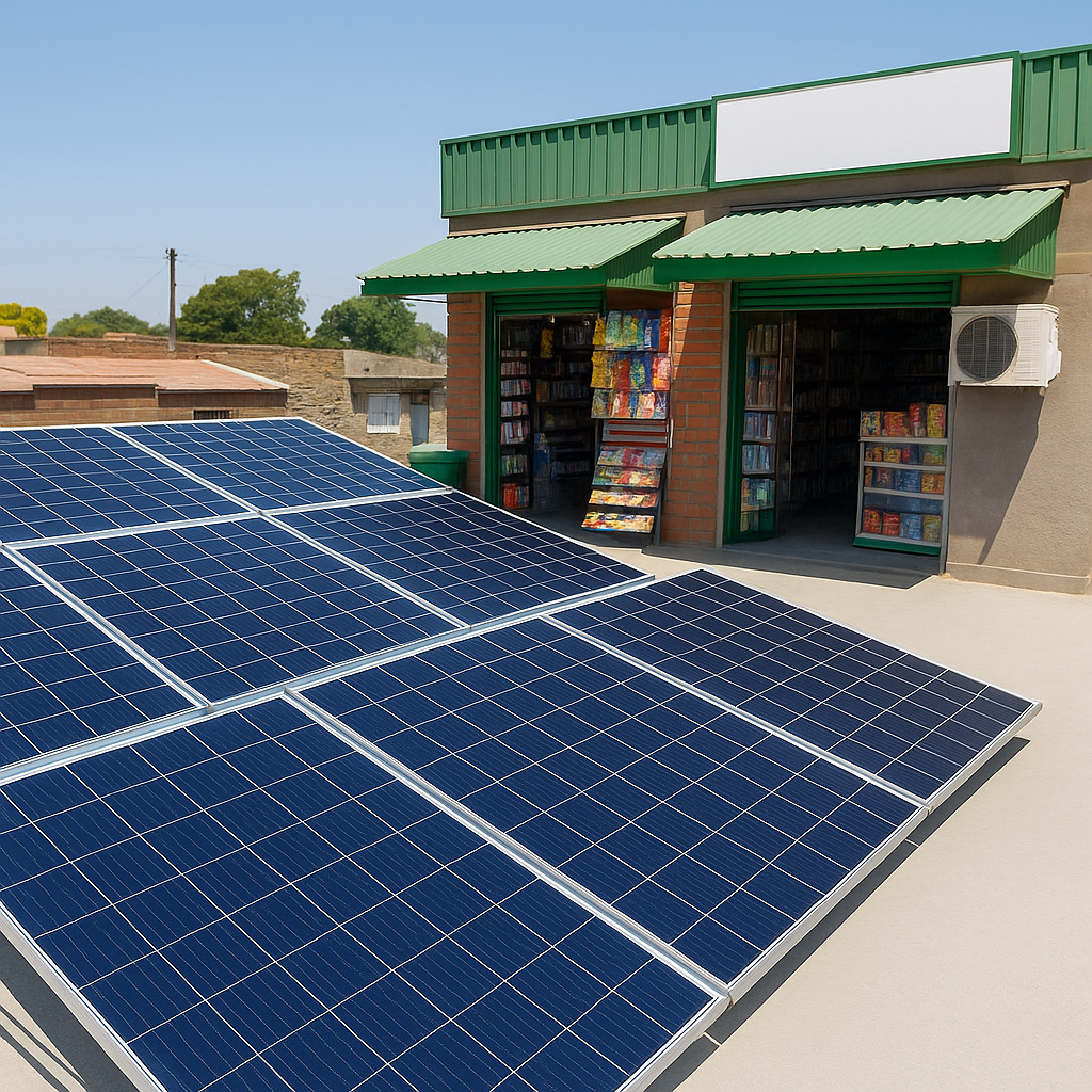 🛒🌞 Supérettes & Boutiques : 100% autonomie solaire pour moins de 7 millions FCFA